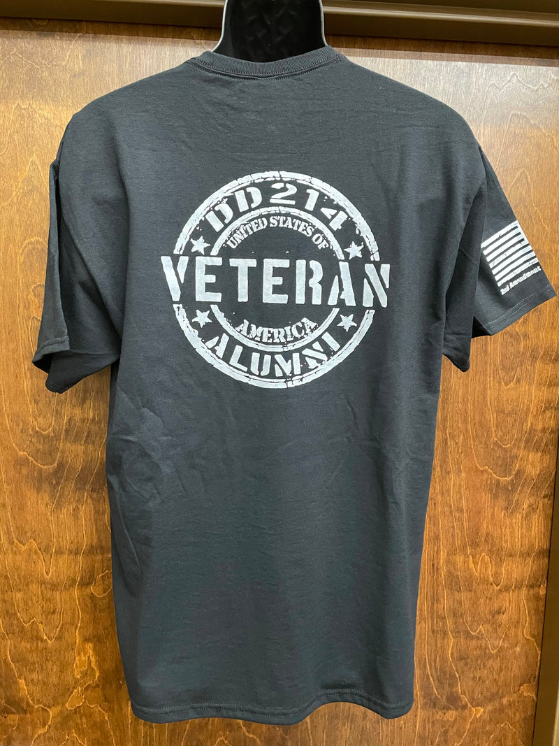2nd Amendment 21989 “DD214 Alumni” Black Short Sleeve T-Shirt  *CLOSEOUTS*