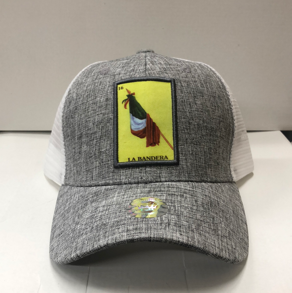 Heather Grey La Bandera Trucker Cap