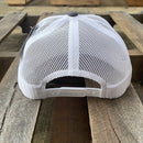 Pit Bull PB222 Charcoal & White American Flag Embroidered Patch Cap