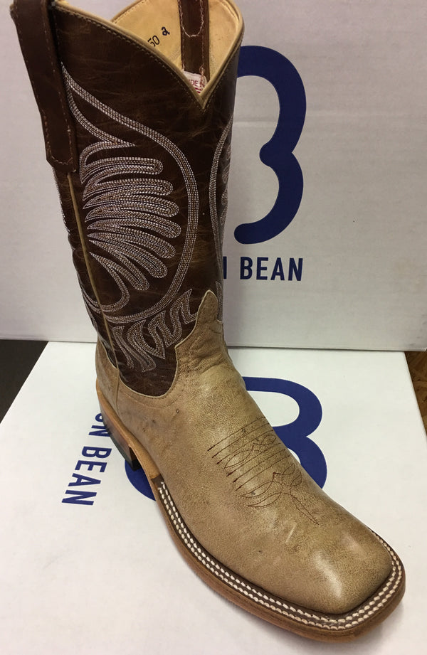 Women's Anderson Bean 0430M Tan Zebra 11" Wide Square Toe *CLOSEOUT*