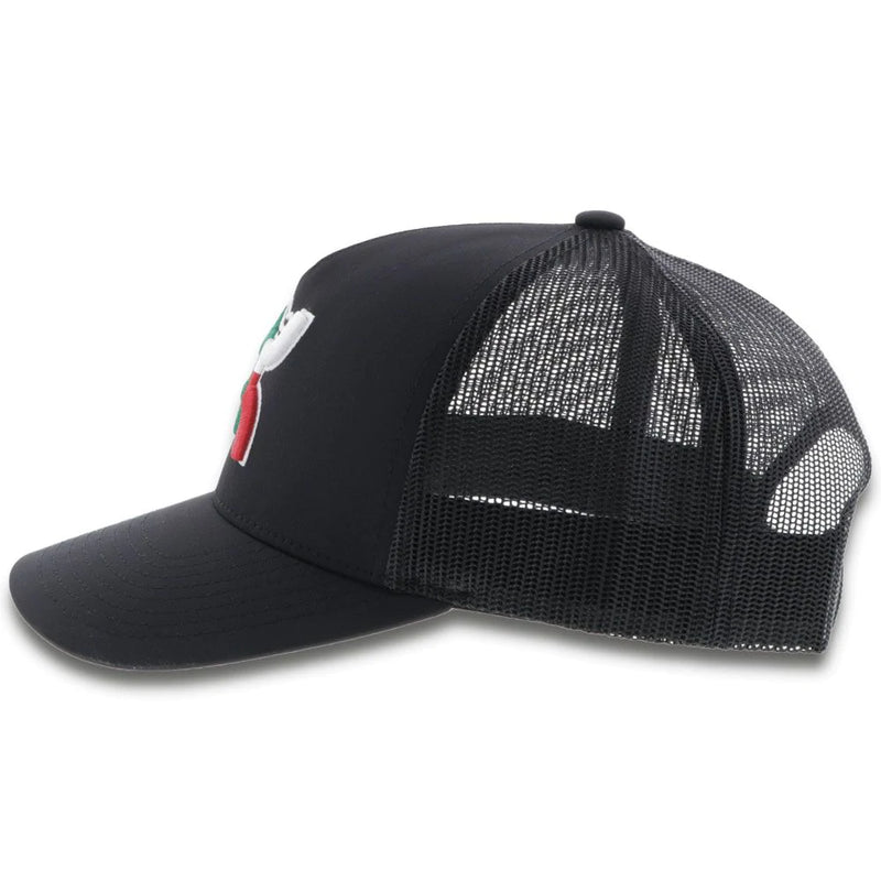 Hooey "1909T-BK" "BOQUILLAS" Black Snap Back Cap