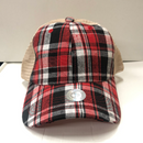 Red Houndstooth Cap *Closeout*