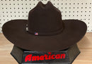 American Hat Company 7X Chocolate Rancher Crease Felt Hat