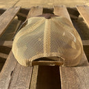 Pit Bull PB222 Brown & Khaki American Flag Embroidered Patch Cap