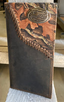 Zep Pro University of Florida 1/2 Mossy Oak Camo Tall Wallet Front view