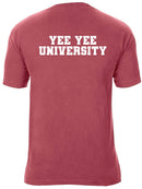 Yee Yee University Logo Short Sleeve Comfort Colors T-Shirt