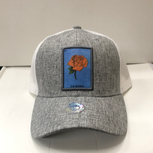 Heather Grey La Rosa Trucker Cap