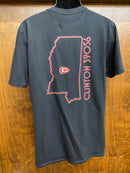 Clinton 39056 Black Gildan Soft Short Sleeve T-Shirt *CLOSEOUT*