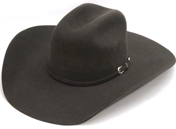 Justin 3X Denton II Smoke 4 1/2” Brim Wool Hat (SHOP IN-STORES TOO) (Call to check availability)