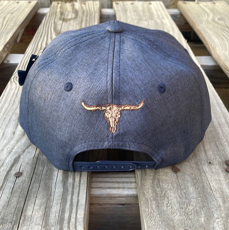 Longhorn Big Shadow Navy Snap Back Cap