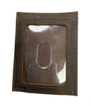Zep Pro Florida State University Brown “Crazy Horse” Leather Front Pocket Wallet back view