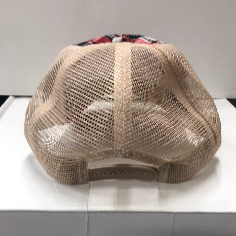 Red Hound's-tooth Cap Clearance