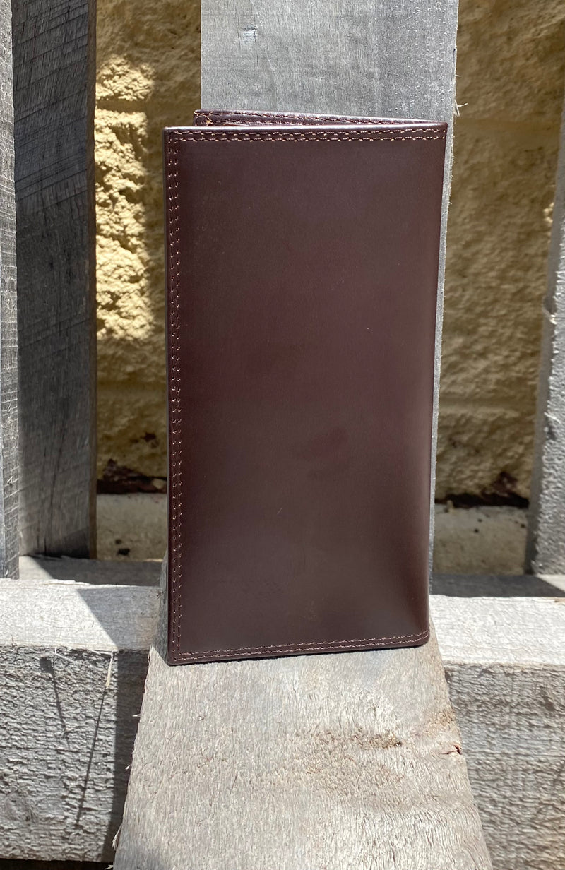 Zep-Pro IWD4BRW-OLEMISS University of Mississippi Brown Debossed Tall Wallet