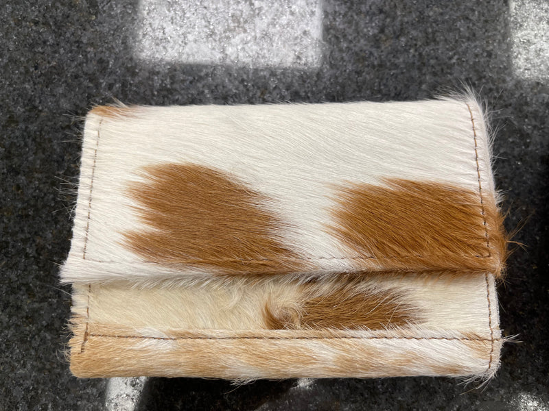 Myra Bag S-2675 Panda Swag Leather and Hairon Wallet