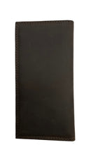 Zep-Pro Oklahoma State University Cowboys Brown “Crazy Horse” Leather Tall Wallet back view