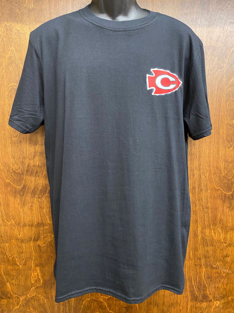 Clinton 39056 Black Gildan Soft Short Sleeve T-Shirt