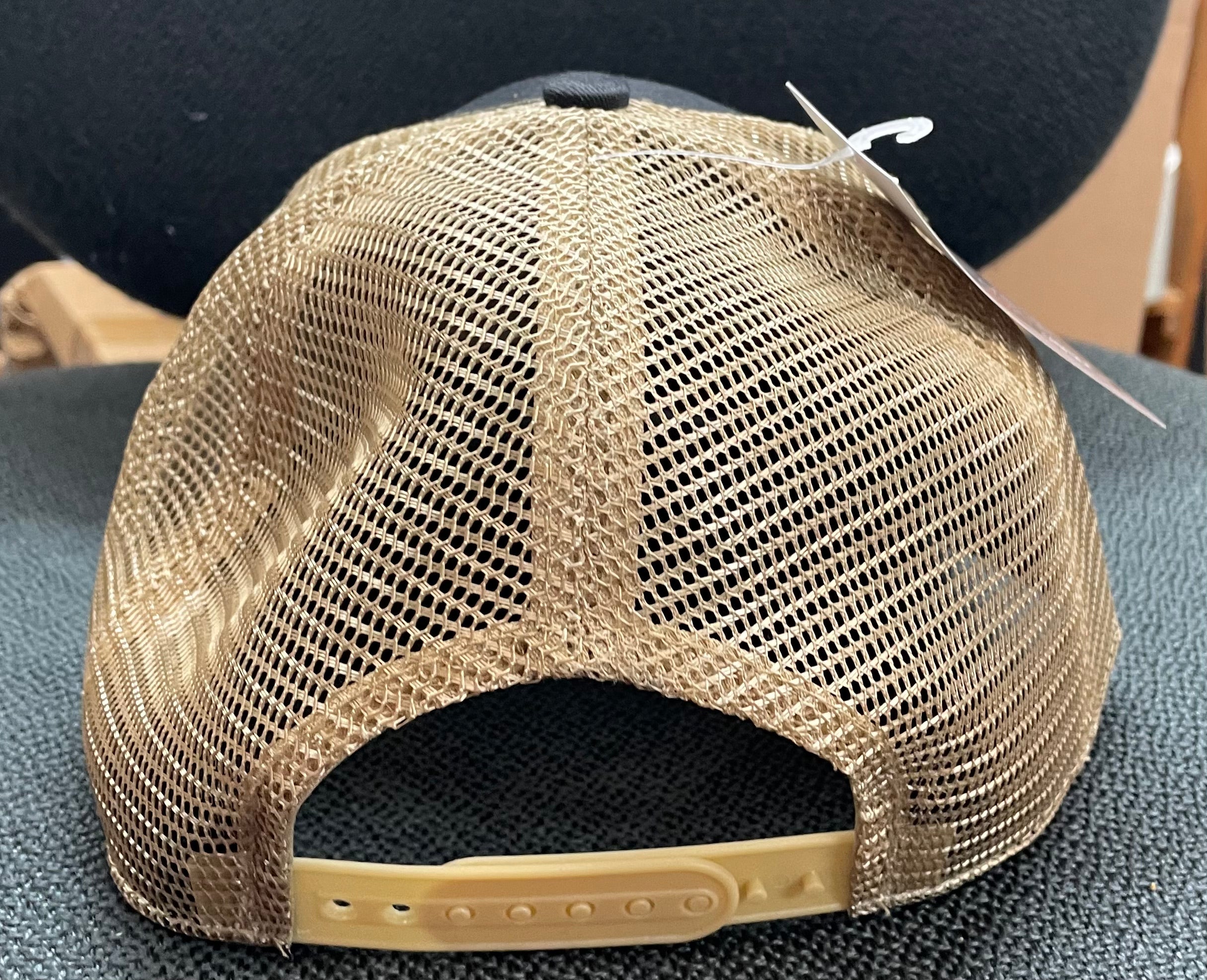 Hunters Logo HW-OS-BLT Black/Khaki Snap Back Trucker Cap
