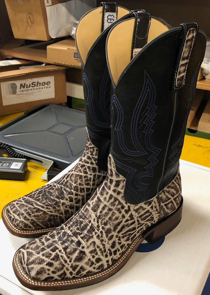 Anderson Bean 4867M 12" Grey Ice Elephant Wide Square Toe Boots