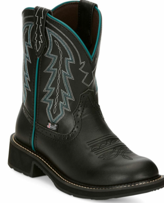Women's Justin GY9537 Gypsy LYLA Black Round Toe Boot (SHOP IN-STORE TOO)