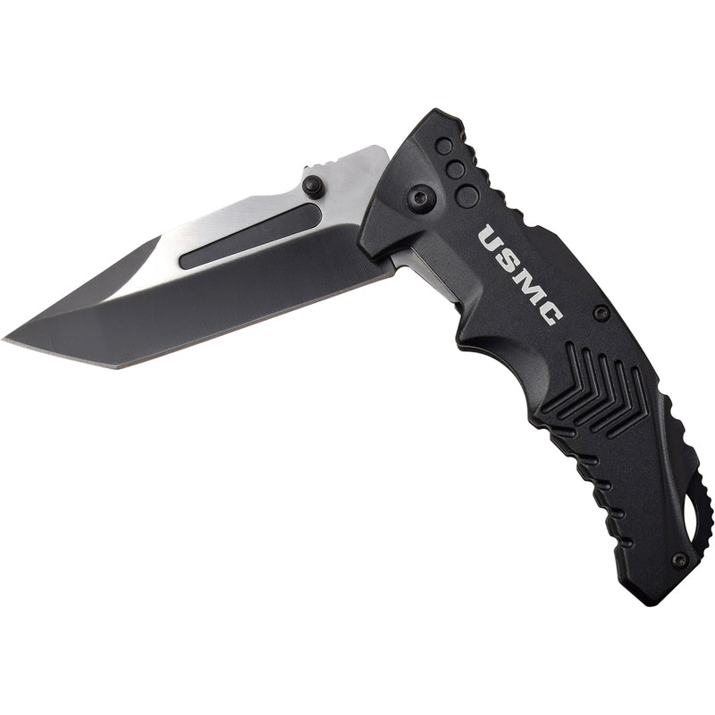 USMC M-A1058BK BLACK SPRING ASSISTED KNIFE