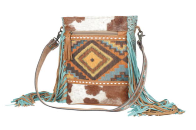 MYRA BAG S-4333 CONNECTOR LEATHER & HARION BAG