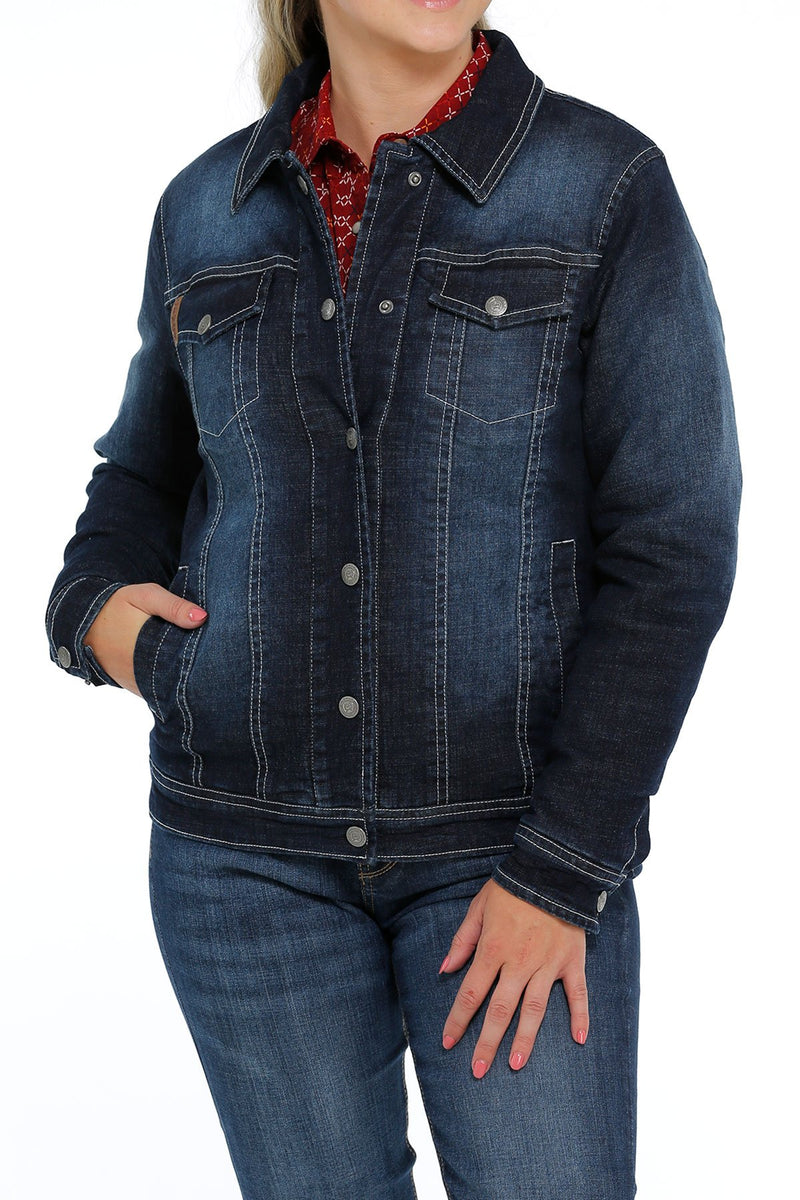 Women's Cinch MAJ9878004 Indigo Denim Trucker Jacket (SHOP IN-STORES TOO) FINAL SALE