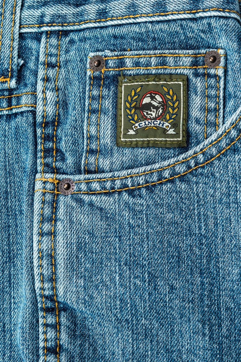 Men's Cinch MB90530001 Green Label Medium Stonewash Jean (SHOP IN-STORE TOO)