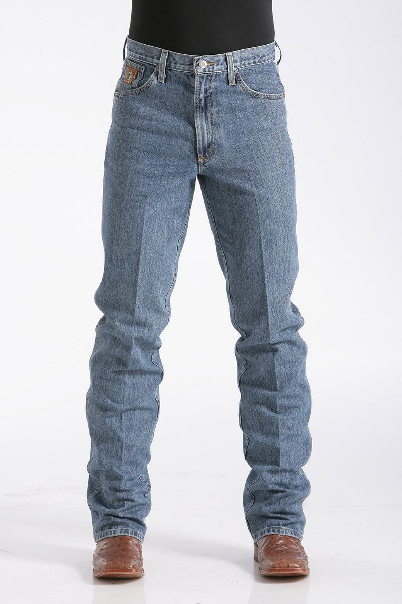 Men's Cinch MB90532001 Bronze Label Medium Stonewash Jean *Closeout*