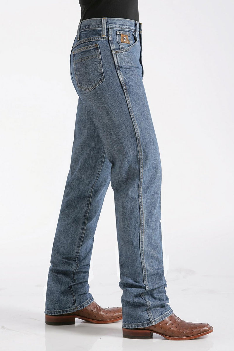 Men's Cinch MB90532001 Bronze Label Medium Stonewash Jean *Closeout*