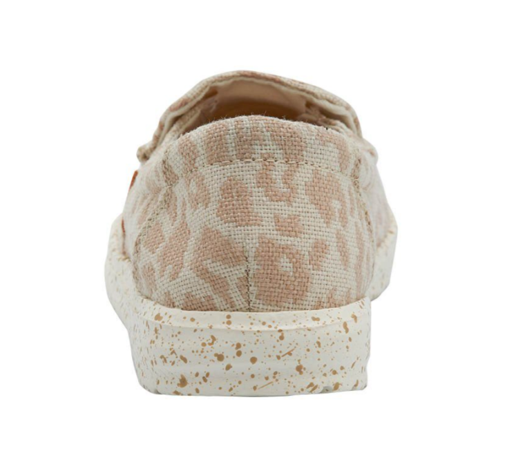 Women's Hey Dude’s 140011710 Misty Woven Cheetah Tan Shoe *Closeout*