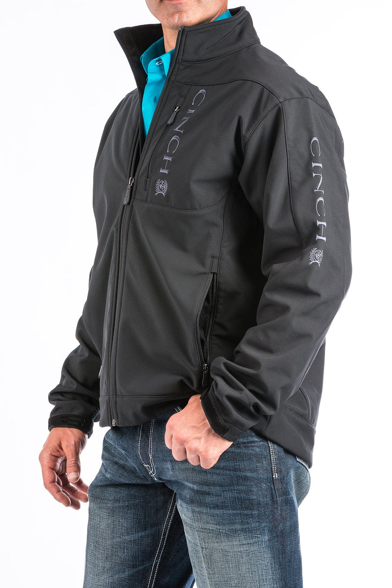 Cinch MWJ1009000 Men's Solid Black Bonded Jacket (Up to 4XL) (SHOP IN-STORES TOO)