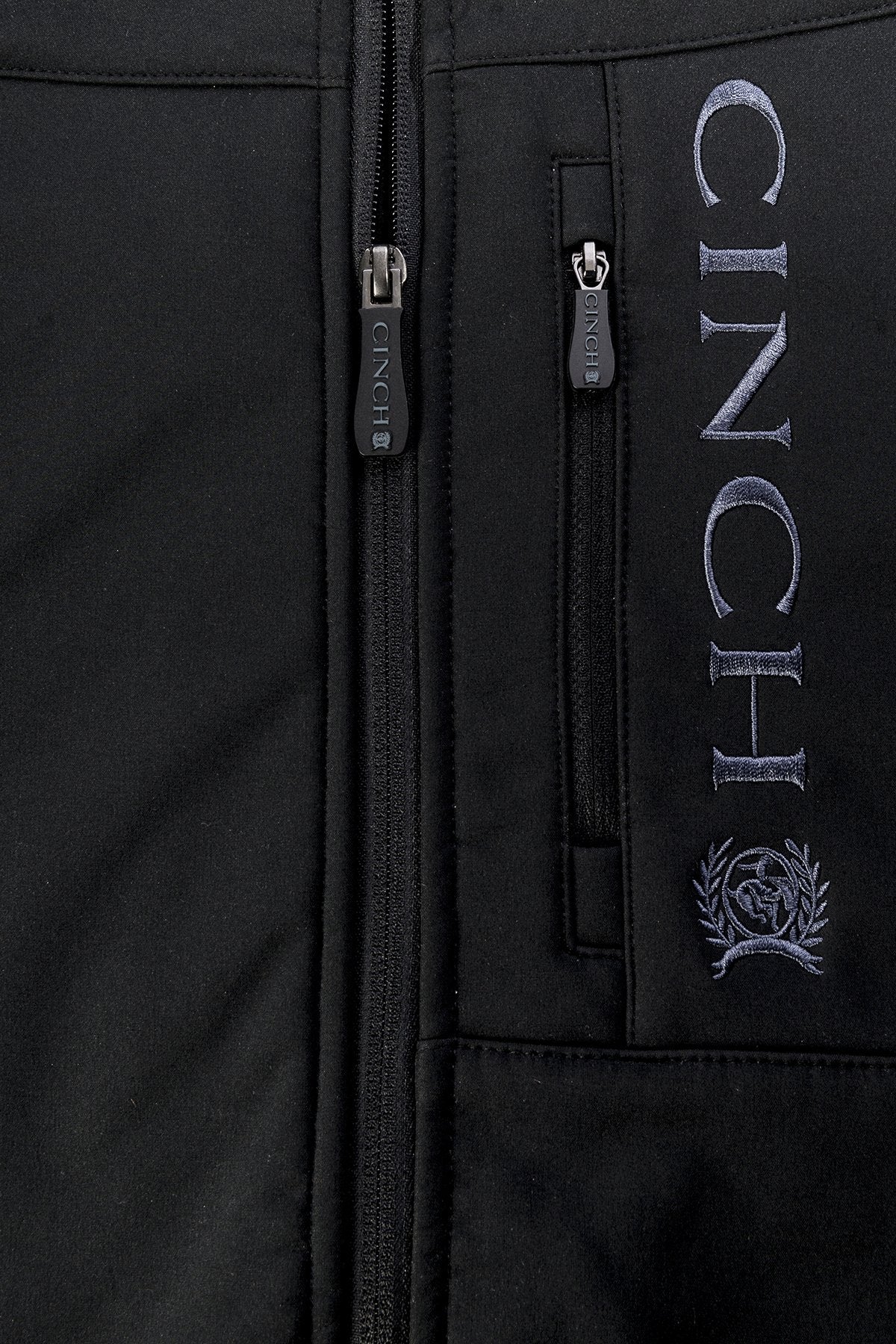 Cinch MWJ1009000 Men's Solid Black Bonded Jacket (Up to 4XL)