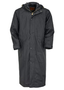 Men's Outback Long Black Pak-a-roo Duster Raincoat