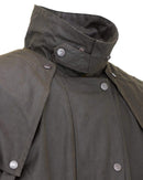Men's Outback Trading Co Long Brown Low Rider Oilskin Duster Coat