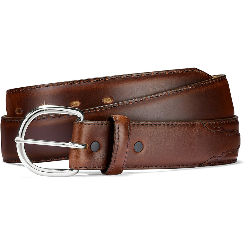 Silver Creek 53717 Brown Classic Western Belt SALE