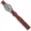 Children's Justin C30124 Lil' Trigger Tooled Leather with Gun Buckle Belt