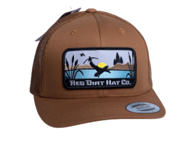 RDHC190 Red Dirt Hat Company Ducks Caramel Cap