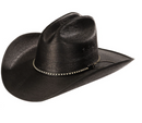 Resistol RSASCWBJA4107 Asphalt Cowboy Black Palm Leaf Straw Hat SALE