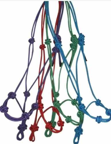 Economy Rope Halter ECON RP HLTR with Knotted Noseband