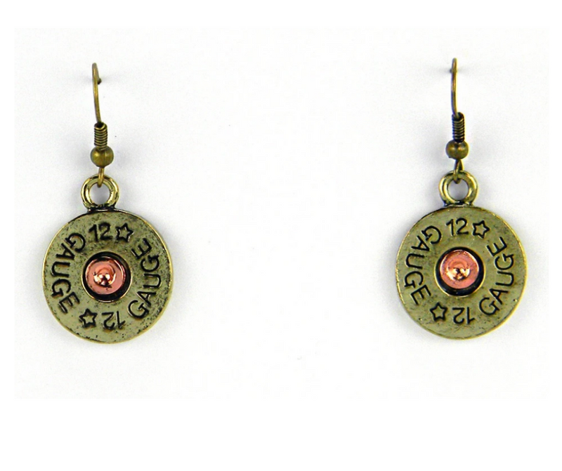 12 Gauge Shotgun Shell Earring