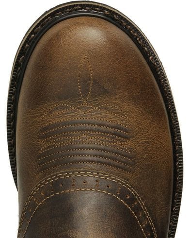 Men's Justin 11" Sawdust Waxy Brown Round Toe *CLOSEOUT*