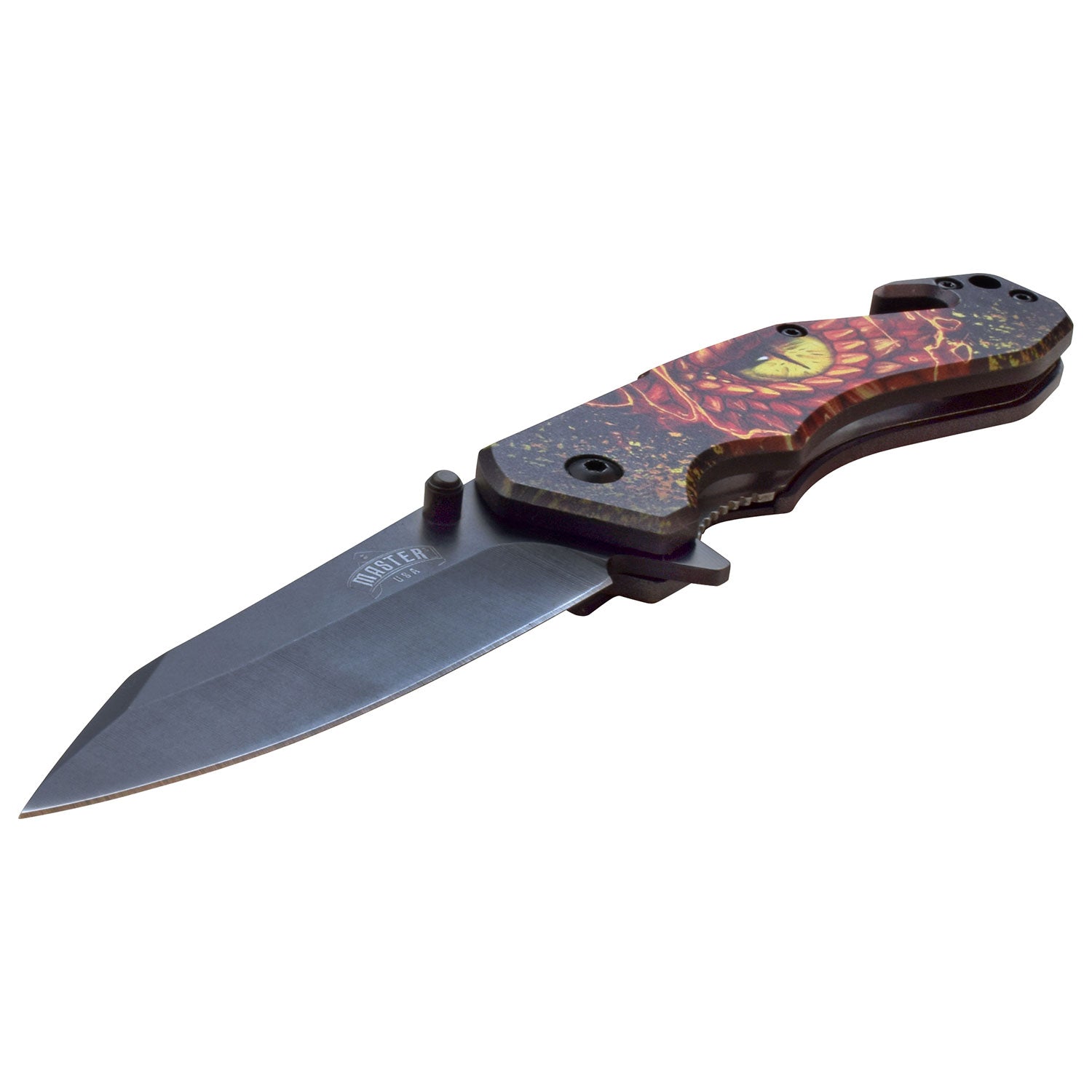 Handle Lock Type Liner Lock
Handle Artwork Embossed Printing
Blade Length 3.75 Inches
Blade Color Black
Blade Material 3Cr13
Blade Edge Type Fine Edge
Blade Shape Tanto
Blade view